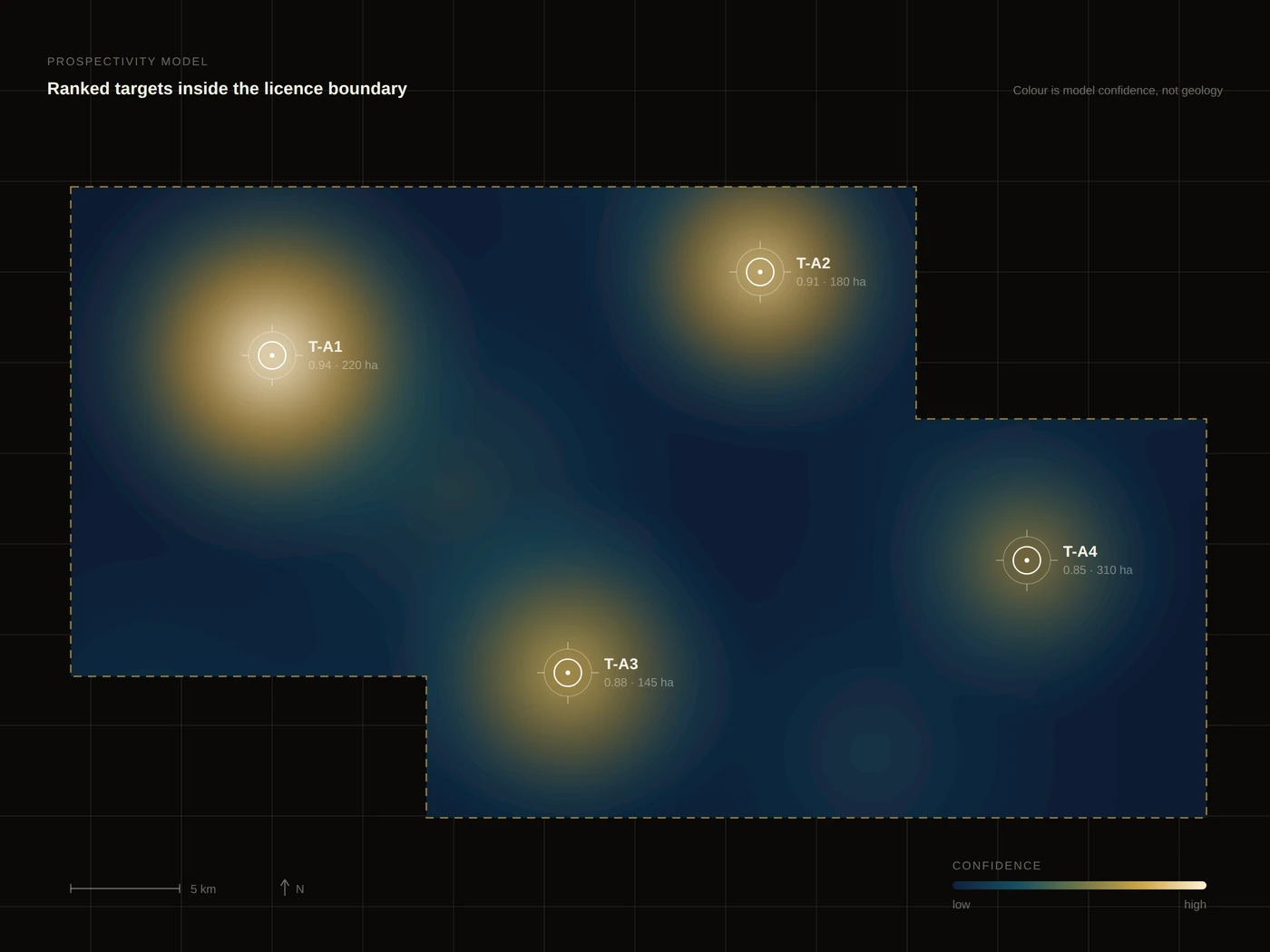 Satellite survey & AI targeting